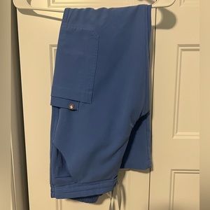Figs Ceil Blue Scrub Pants